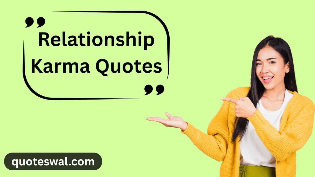 Relationship Karma Quotes