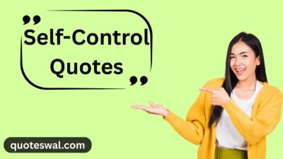 Self-Control Quotes