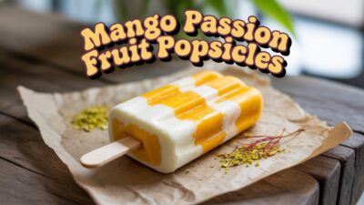 Mango Passion Fruit Popsicles