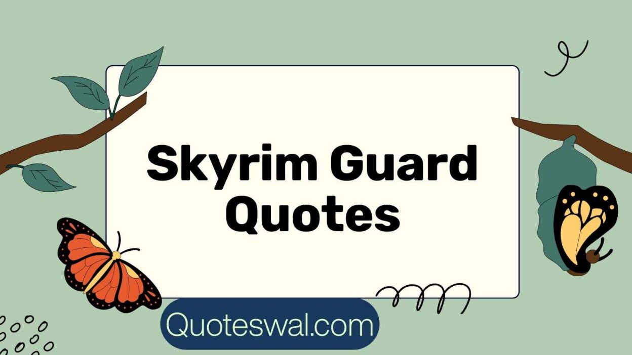 Skyrim Guard Quotes